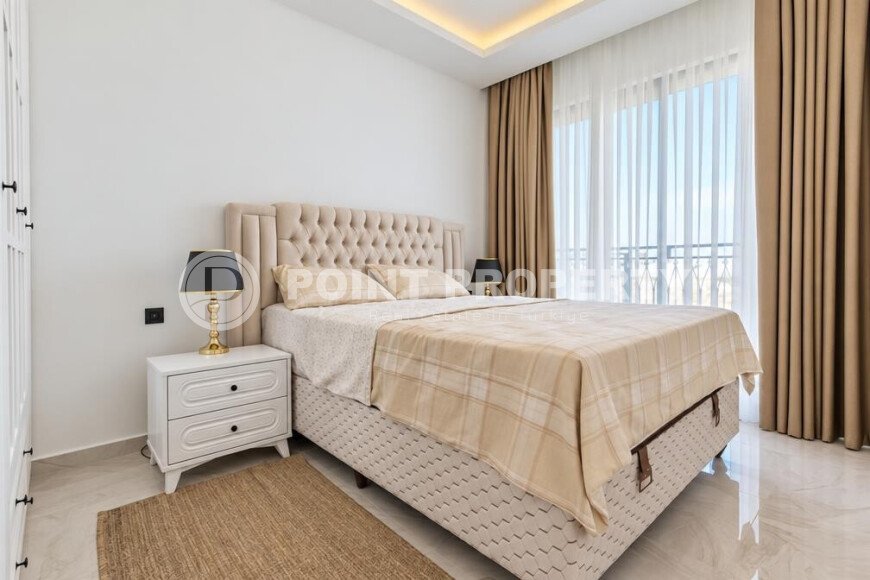 1+1 apartment, 55 m² in the center of Alanya with a sea view, residence permit-id-10995-photo-11