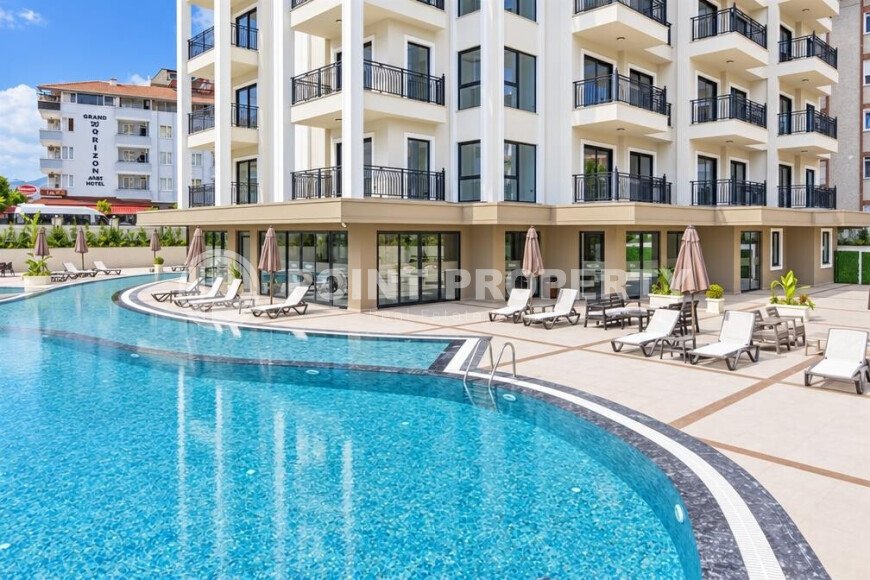 1+1 apartment, 55 m² in the center of Alanya with a sea view, residence permit-id-10995-photo-20