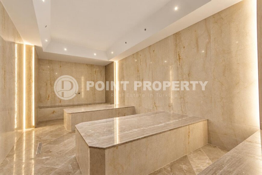 1+1 apartment, 55 m² in the center of Alanya with a sea view, residence permit-id-10995-photo-25