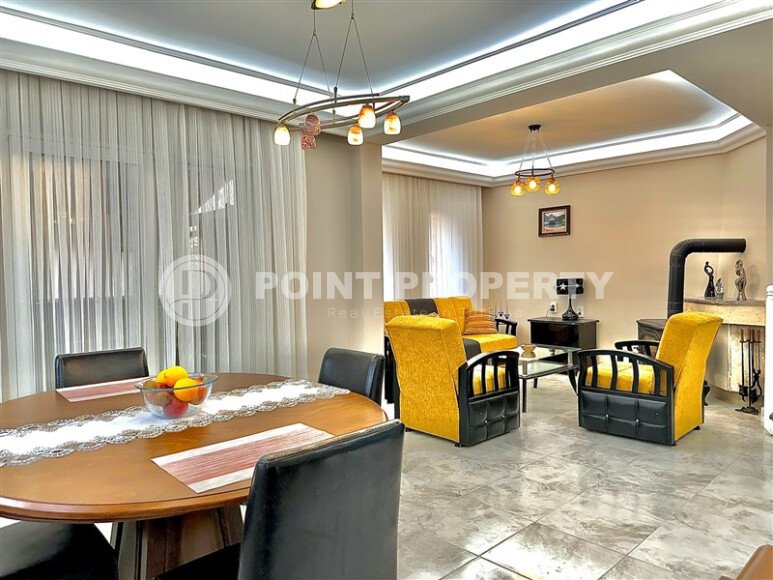 Duplex villa 3+1, 140 m² in Demirtas area with separate kitchen and residence permit-id-10997-photo-6