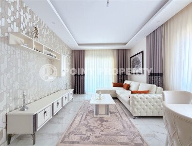 Апартаменты 2+1 площадью 90 м² в районе Авсаллар с видом на море-id-10999-фото-3