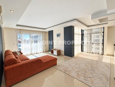 1+1 80 m² Apartment in Cikcilli - Sea View, Residence Permit, and Citizenship-id-11007-photo-2