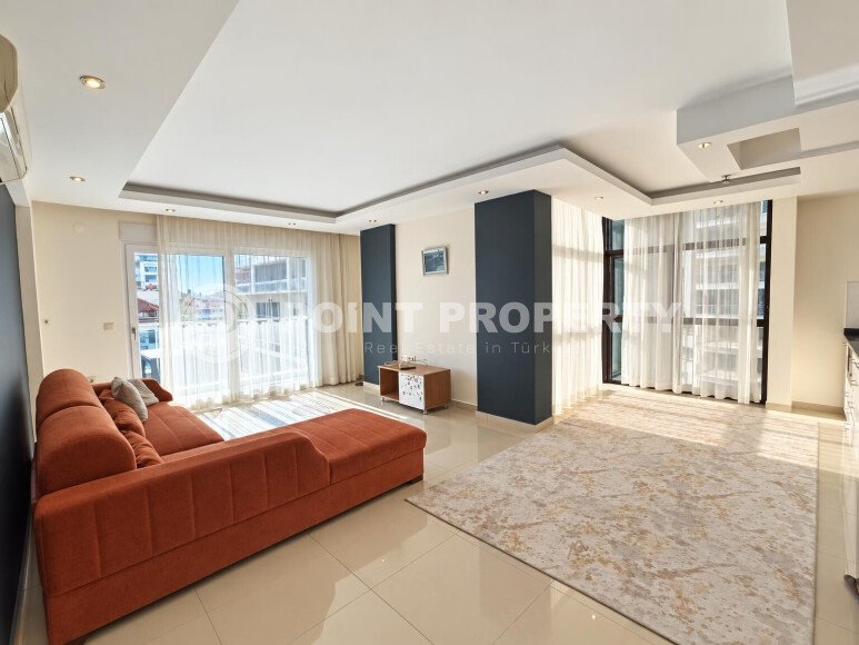1+1 80 m² Apartment in Cikcilli - Sea View, Residence Permit, and Citizenship-id-11007-photo-2