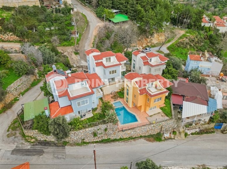 Вилла 3+1 площадью 190 м² в квартале Сугёзю: вид на море-id-11015-фото-1