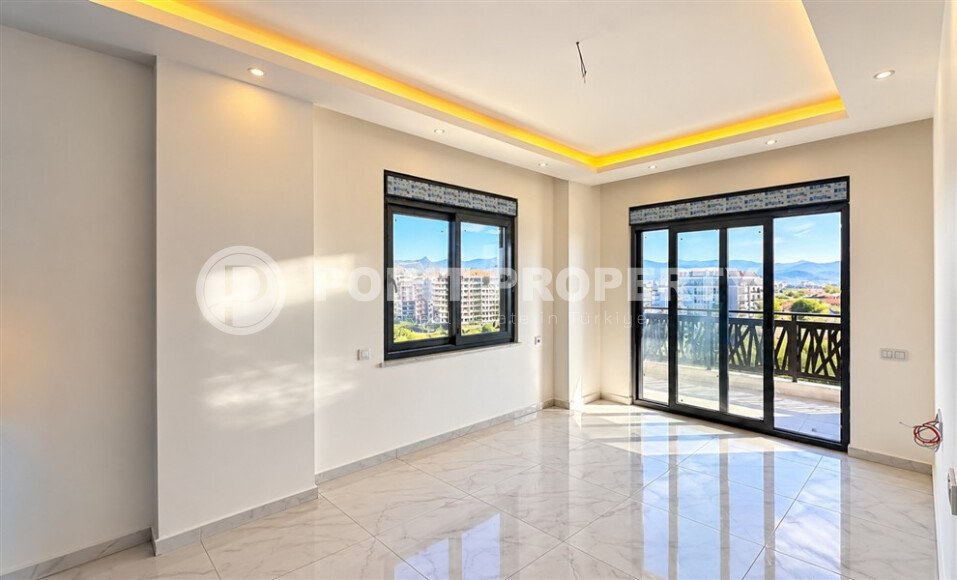 Квартира 1+1 площадью 55 м² в районе Авсаллар, 950 м до моря-id-11032-фото-2