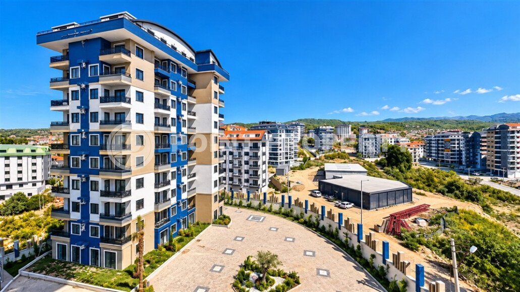 Квартира 1+1 площадью 55 м² в районе Авсаллар, 950 м до моря-id-11032-фото-17
