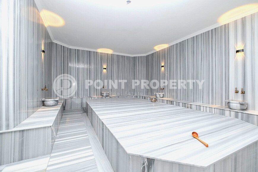 Квартира 1+1 площадью 55 м² в районе Авсаллар, 950 м до моря-id-11032-фото-36