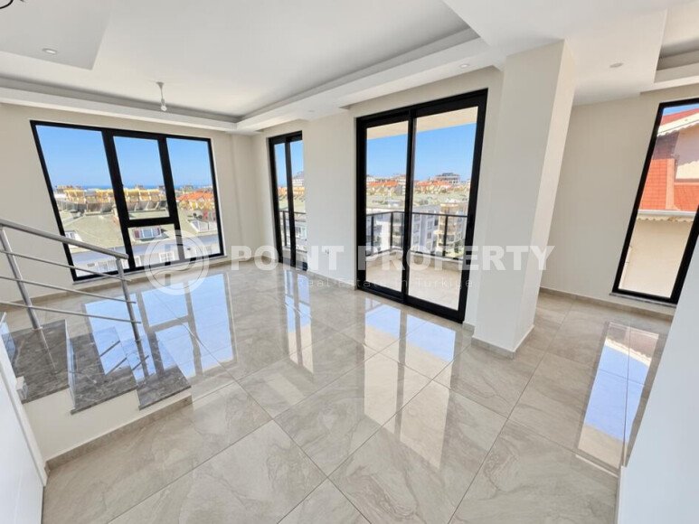 Апартаменты-дуплекс 2+1, 147 м² в Нижней Обе, 550 м до моря — подходят для получения гражданства-id-11034-фото-3