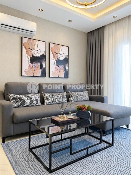 Квартира 1+1 площадью 60 м² в районе Тосмур, Алания — 700 м до моря-id-11044-фото-4