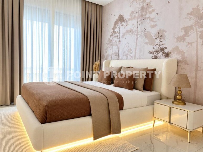Квартира 1+1 площадью 60 м² в районе Тосмур, Алания — 700 м до моря-id-11044-фото-8