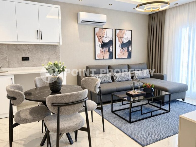 Квартира 1+1 площадью 60 м² в районе Тосмур, Алания — 700 м до моря-id-11044-фото-1