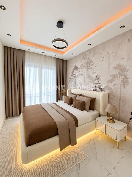 Квартира 1+1 площадью 60 м² в районе Тосмур, Алания — 700 м до моря-id-11044-фото-9
