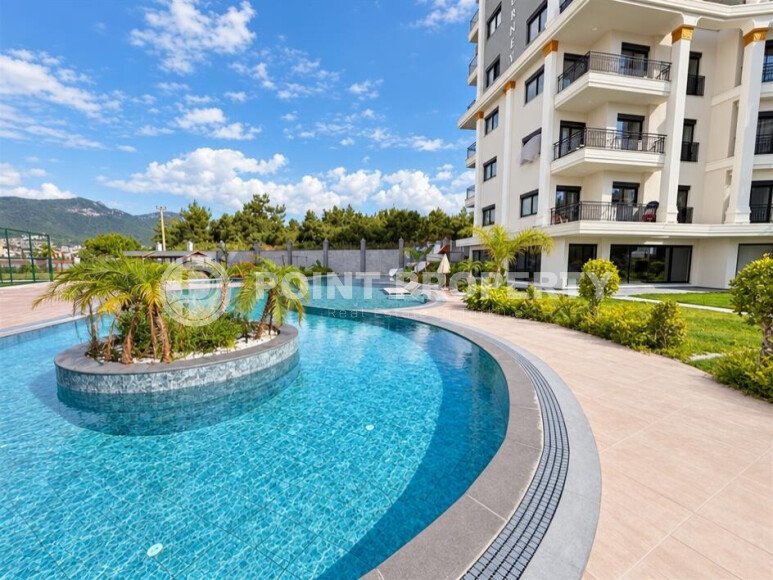 Квартира 1+1 площадью 60 м² в районе Тосмур, Алания — 700 м до моря-id-11044-фото-11