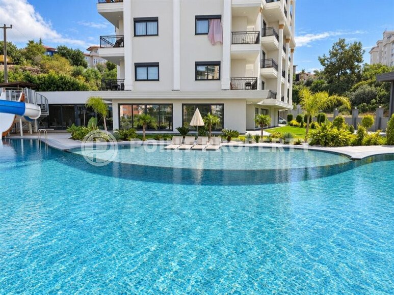 Квартира 1+1 площадью 60 м² в районе Тосмур, Алания — 700 м до моря-id-11044-фото-14