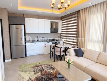 Квартира 1+1 площадью 60 м² в районе Каргыджак с видом на море — 500 м до моря-id-11046-фото-3