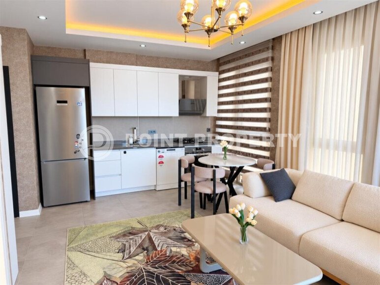 Квартира 1+1 площадью 60 м² в районе Каргыджак с видом на море — 500 м до моря-id-11046-фото-3