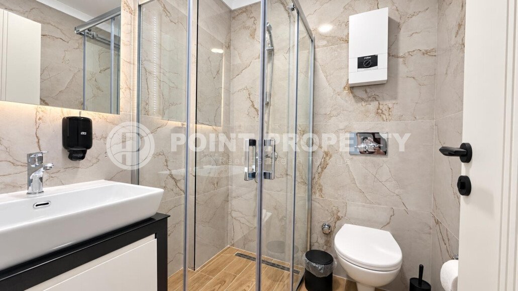 Апартаменты 1+1, 45 м², центр Алании, рядом с пляжем Клеопатры, разрешение на краткосрочную аренду-id-11048-фото-6