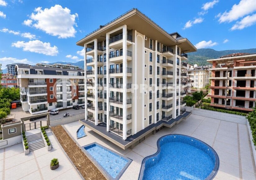 Квартира 1+1 площадью 63 м² в центре Алании, 600 м до моря — можно включить в пакет недвижимости для подачи на гражданство-id-11049-фото-1