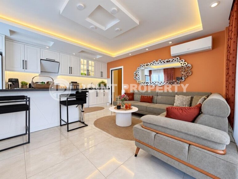 Квартира 2+1 площадью 110 м² с гардеробной в районе Кестель, Алания — 400 м до моря-id-11058-фото-2