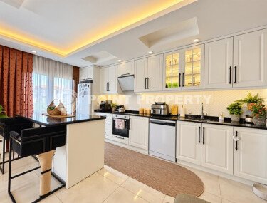 Квартира 2+1 площадью 110 м² с гардеробной в районе Кестель, Алания — 400 м до моря-id-11058-фото-5