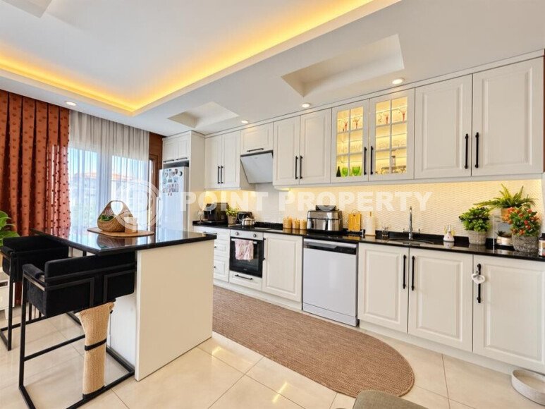 Квартира 2+1 площадью 110 м² с гардеробной в районе Кестель, Алания — 400 м до моря-id-11058-фото-5