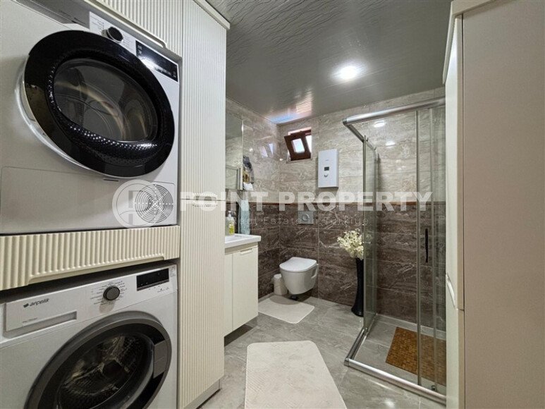 Квартира 2+1 площадью 110 м² с гардеробной в районе Кестель, Алания — 400 м до моря-id-11058-фото-13