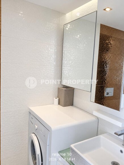 Апартаменты 2+1 площадью 120 м² в центре Алании: рядом пляж Клеопатры, 350 м до моря, возможность оформления ВНЖ-id-11061-фото-11
