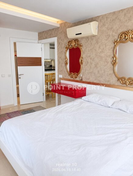 Апартаменты 2+1 площадью 120 м² в центре Алании: рядом пляж Клеопатры, 350 м до моря, возможность оформления ВНЖ-id-11061-фото-7