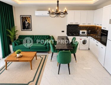Апартаменты-дуплекс 2+1, 95 м² в районе Каргыджак — вид на море, 100 м до моря-id-11062-фото-3