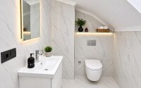 Апартаменты-дуплекс 2+1, 95 м² в районе Каргыджак — вид на море, 100 м до моря-id-11062-фото-6