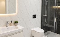 Апартаменты-дуплекс 2+1, 95 м² в районе Каргыджак — вид на море, 100 м до моря-id-11062-фото-7