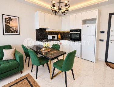 Апартаменты-дуплекс 2+1, 95 м² в районе Каргыджак — вид на море, 100 м до моря-id-11062-фото-4