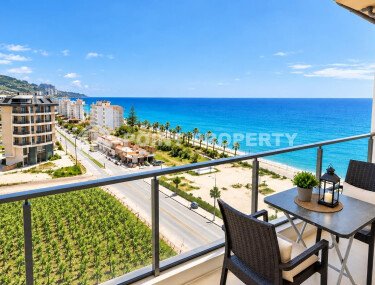 Апартаменты-дуплекс 2+1, 95 м² в районе Каргыджак — вид на море, 100 м до моря-id-11062-фото-1