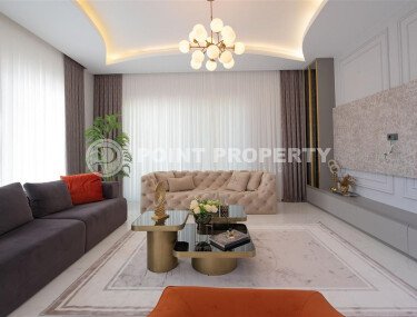 Luxurious two-storey villa with a swimming pool and a garden, in a prestigious area of Alanya - Upper Oba-id-6085-photo-4