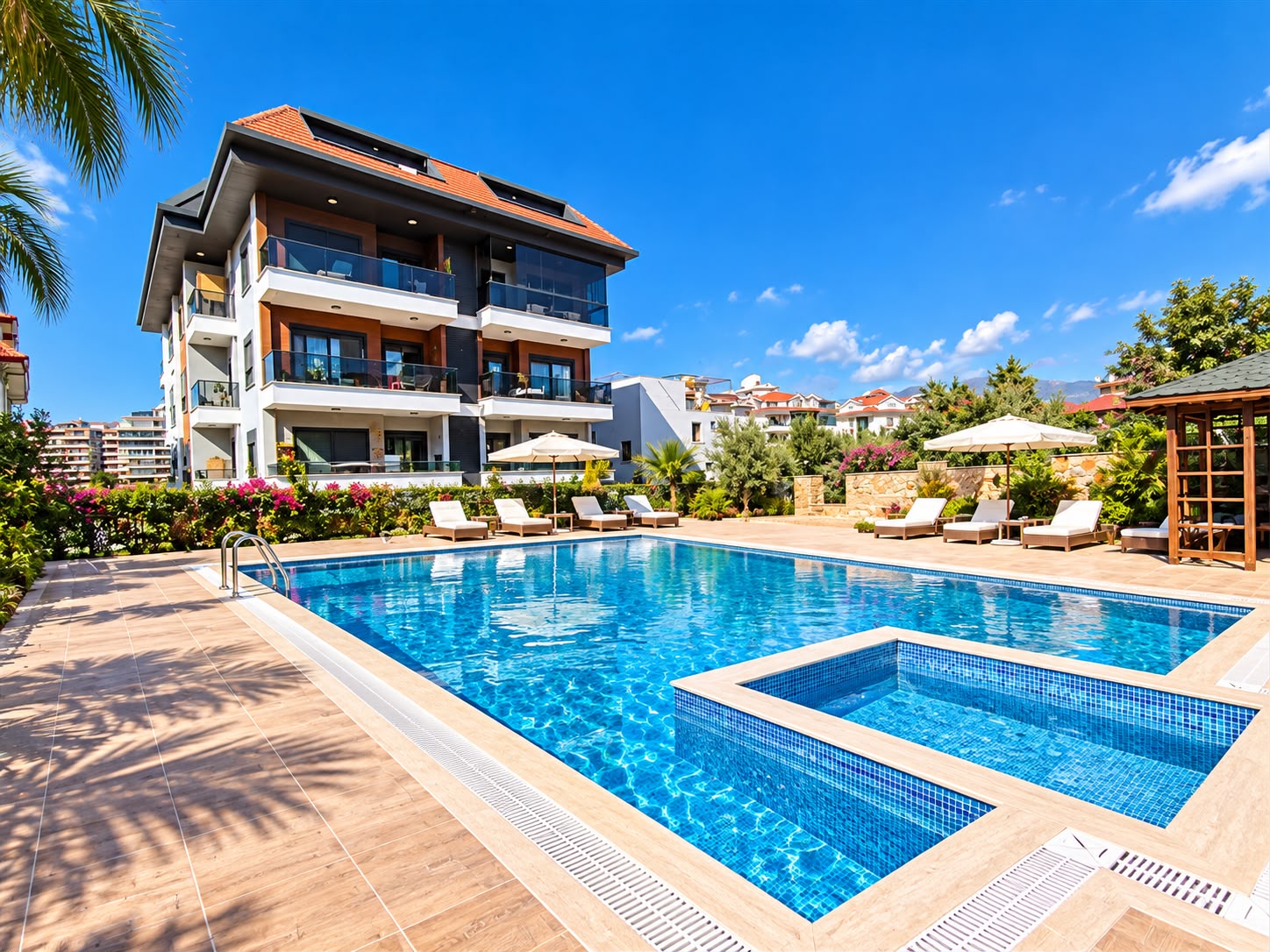 Квартира 1+1, 55 м² в районе Кестель, Алания — 400 м до моря-id-11066-фото-2