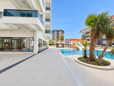 Квартира 1+1 площадью 50 м² в районе Махмутлар с видом на море, в 450 м от моря-id-11070-фото-1