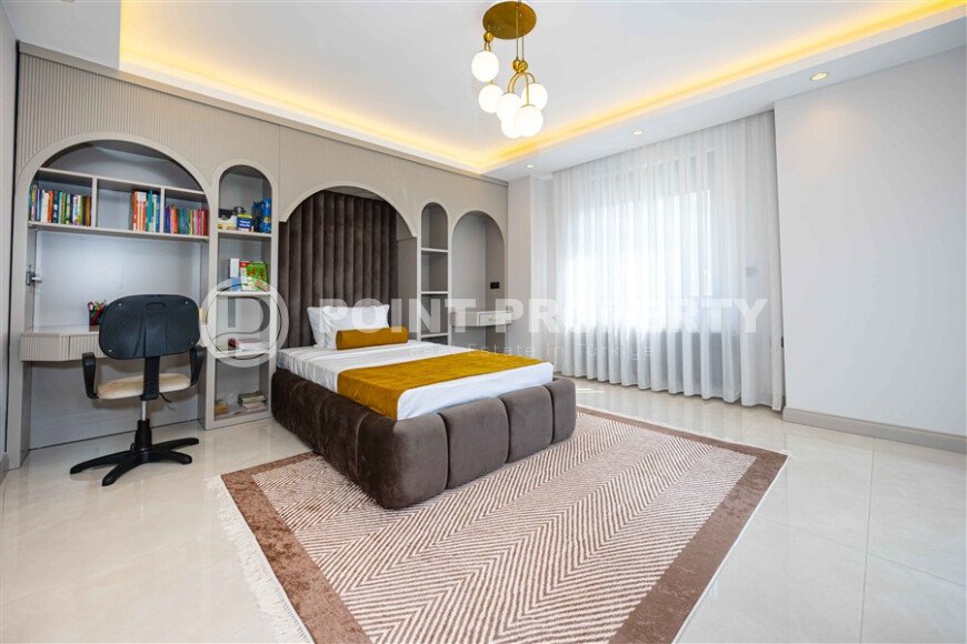 Трехуровневая вилла 6+2, 300 м² в районе Оба — участок 800 м², ВНЖ и гражданство-id-11078-фото-12