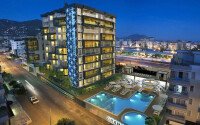 Апартаменты 1+1 площадью 48 м² в центре Алании рядом с пляжем Клеопатры — 700 м до моря, ВНЖ-id-11086-фото-9